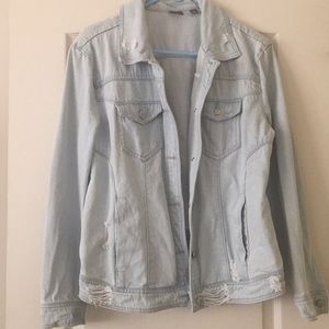 Distressed Denim Jacket